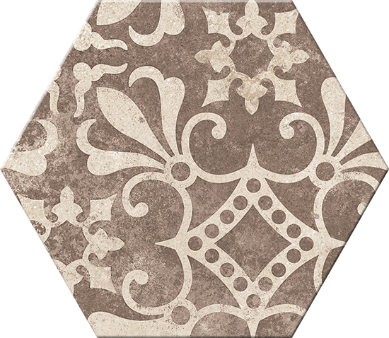 Hexagonal Versalles Beige Mix